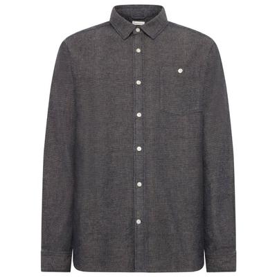 KnowledgeCotton Apparel - Zig-Zag Twill Structure Shirt - Hemd Gr S grau Image