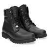 Winterboots PANAMA JACK, Herren, Gr. 40, schwarz, Nappaleder, casual, Schuhe, Winterstiefelette, Schnürstiefelette, Outdoorschuh mit Ziernähten