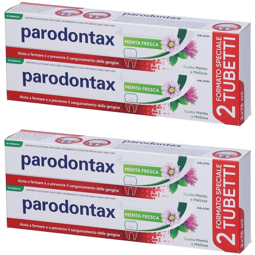 Parodontax Dentifricio Menta Fresca 2 Tubetti 2x2x75 ml