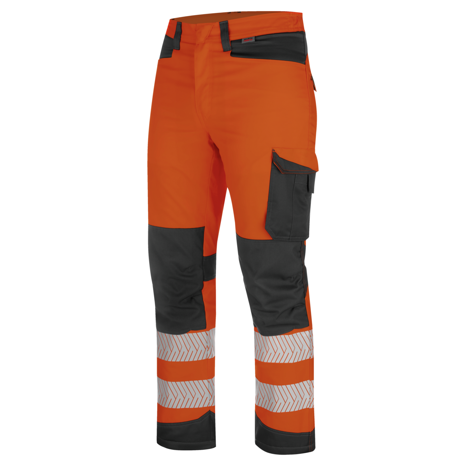 Pantalon de travail haute-visibilité FLUO HIVER orange/anthracite