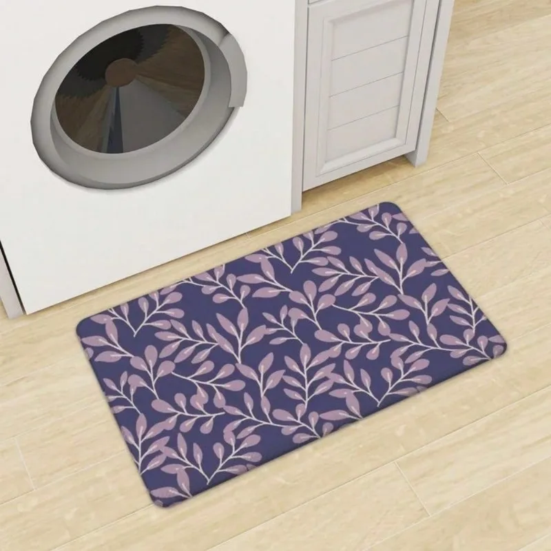 Country Floral Teppich, Matte, Teppich, Anti-Ermüdung, rutschfest, Shabby-Chic, Cottagecore, Heimdekoration für Küche, Wäscherei, Innenbereich, stehend Image