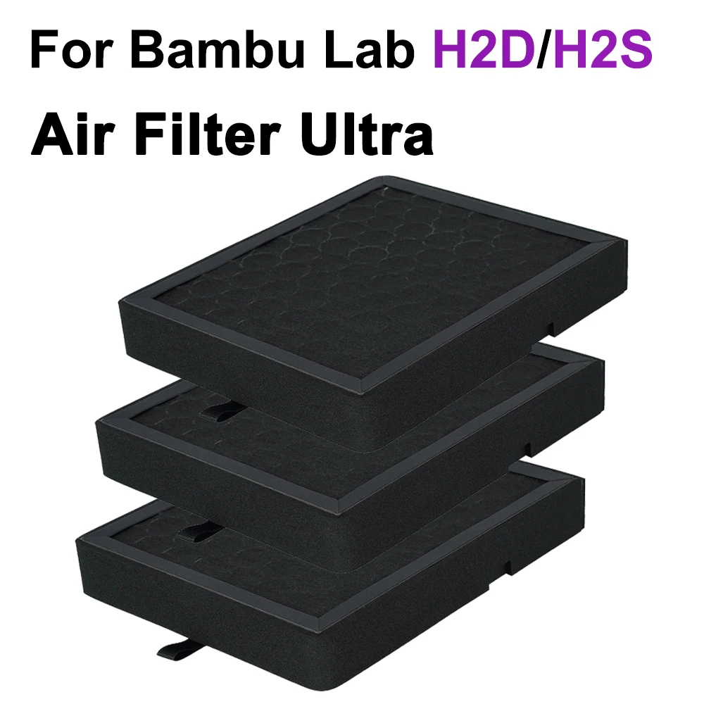 H2D/H2S Luftfilter für Bambu Lab H2D 3D-Drucker Aktivkohle-Luftreinigerfilter Ersatz 3D-Drucker Zubehör Image