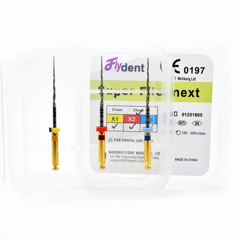 Dental Endo Rotary Files Super Files Next For Root Canal Preparation Engine Use Niti Files Dentistry Super Files Image