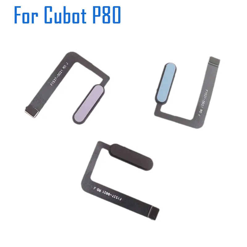 Original New Cubot P80 Fingerprint Sensor Button Cable flex FPC Replacement Accessories For Cubot P80 Smart Phone