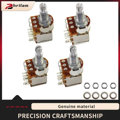 Metric long axis 18mm A/B250/500 ohm pull-up guitar potentiometer volume/audio split long axis potentiometer (2-Pcs)