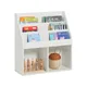 SoBuy KMB01 Libreria per bambini Scaffale Montessori Cameretta per bambini con 3 scomparti portaoggetti e 2 scomparti aperti Scaffale per bambini