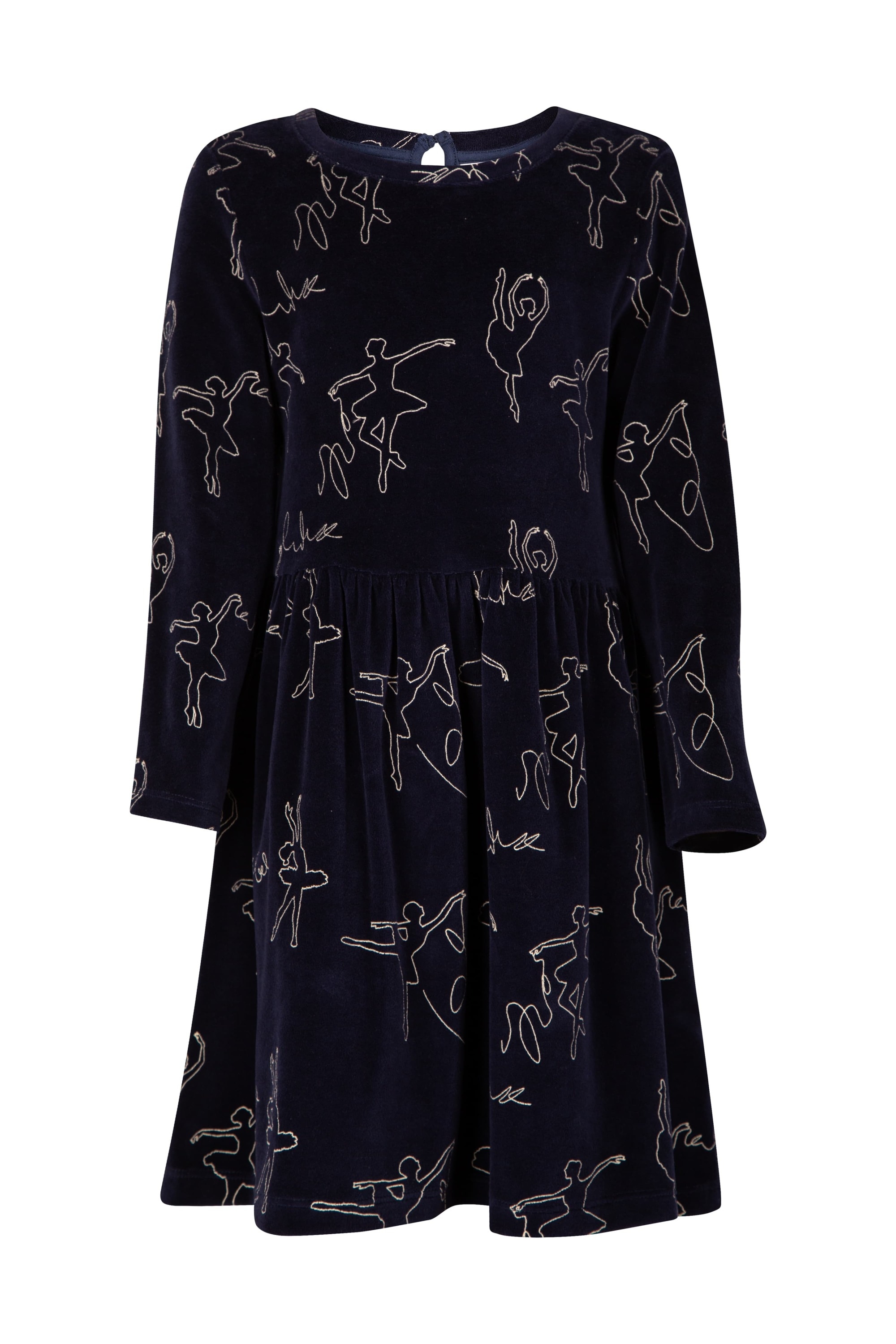 Sommerkleid HAPPY GIRLS "dress", Mädchen, Gr. 116, EURO-Größen, navy, Stoff, 100% Baumwolle, normal, Kleider Image