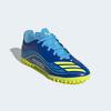 Fußballschuh ADIDAS PERFORMANCE "F50 MESSI CLUB KUNSTRASEN E KINDER", Gr. 37, royal blau, solar gelb, semi blau burst, Synthetik, sportlich, Schuhe, geeignet für harte Untergründe Asche und Kunstrasen