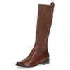 Stiefel CAPRICE, Damen, Gr. 37, XS-Schaft, braun (cognac), Textil, Leder, elegant, Schuhe, Blockabsatz, Langschaftstiefel, Businessstiefel, bequeme Weite, Topseller