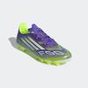 Fußballschuh ADIDAS PERFORMANCE "F50 LEAGUE MULTI-GROUND STIEFEL", Gr. 42, lila rush, cloud weiß, lucid lemon, Synthetik, Textil, sportlich, Schuhe, geeignet für Rasen- und Kunstrasenplätze