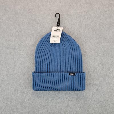 Vans Accessories | Vans Off The Wall Beanie Men's One Size Classic Shallow Cuff Knit Beanie Blue | Color: Blue | Size: Os