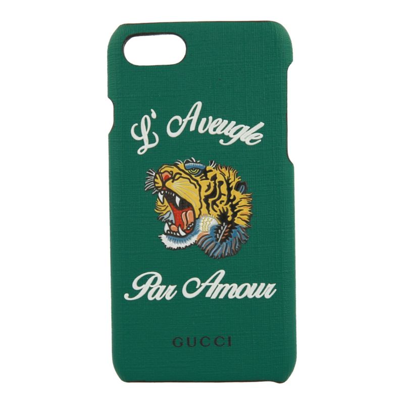 Gucci Accessories | Gucci Tiger Head Iphone 7 Case | Color: Green | Size: Os
