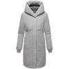 Wintermantel NAVAHOO "Domingaa 14", Damen, Gr. M (38), grau (stahlgrau), Obermaterial: 100% Polyester, Futter 1: 95% Polyester, 5% Elasthan, Futter 2: 100% Polyester, Wattierung: 100% Polyester, Ärmelfutter: 100% Polyester, feminin, figurumspielend...