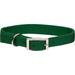 Metal Buckle Double Ply Nylon Personalized Dog Collar in Hunter, 1" Width, X-Large, Green