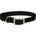 Personalized Black Single-Ply Dog Collar, Medium