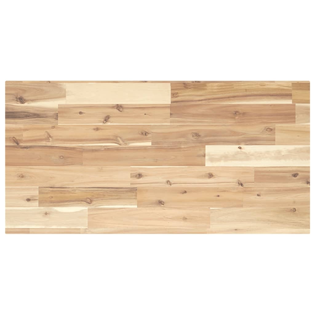 vidaXL Tischplatte 80x40x2 cm Rechteckig Massivholz Akazie Image