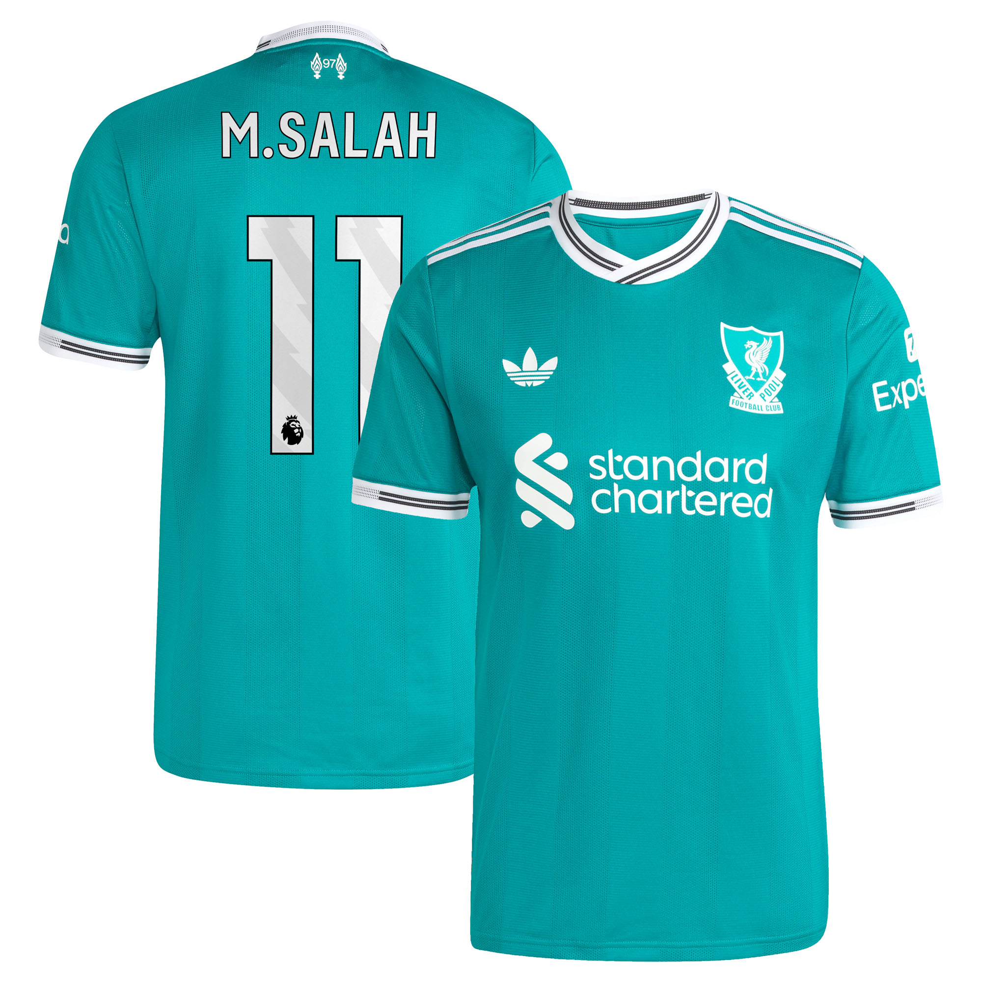 Liverpool adidas Authentisch Ausweichtrikot 2025-26 mit Aufdruck M.Salah 11 Image