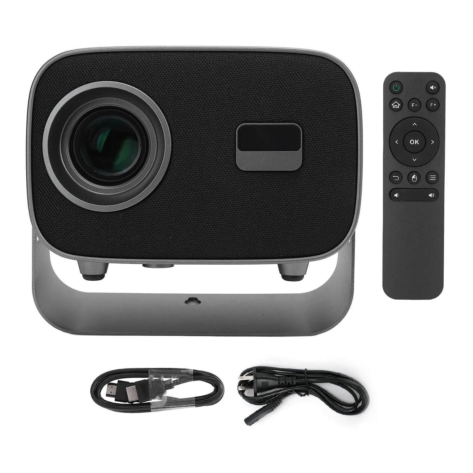 Heimvideoprojektor Tragbarer Projektor Drahtloser WIFI-Projektor BT5.0 1280x720 4K 2+16GB Heimvideoprojektor für Reisen Camping Image