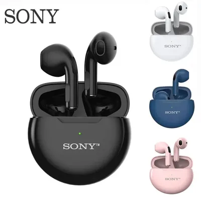Sony Pro6 Earphone TWS HIFI Headset Bluetooth Music Earbuds For IPhone Xiaomi Android Wireless Pods Headphones With Mic Cable