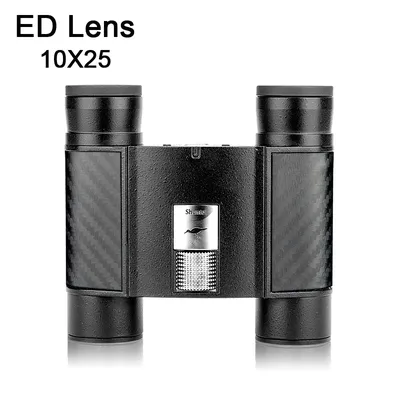 Shuntu ED 8x20 10x25 Binoculars Waterproof SMC Coating Eyepiece Bak4 Prism Optics Portable Folding Telescope For Camping Hunting