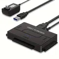 Convertitore cavo adattatore disco rigido adattatore SATA/IDE a USB 3.0 per supporto HDD SATA e IDE da 2,5/3,5 pollici da 6 TB per PC MacBook