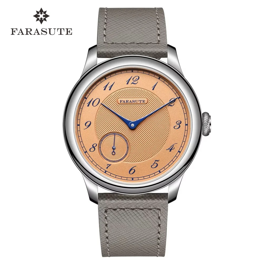 FARASUTE Vintage Machinery Uhr Herren Mode Saphirglas Gangreserve 80 Stunden St17 Manuelle mechanische Armbanduhren Männlich Image