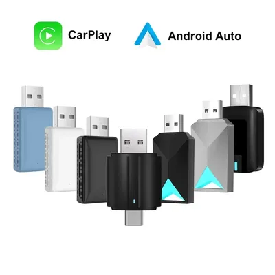 Carplay Android Auto Wireless Adapter Auto Bluetooth für Autozubehör verkabelt auf Wireless Carplay Wireless Adapter