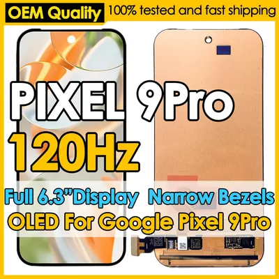 OEM 120Hz OLED For Google Pixel 9 Pro Screen Replacement LCD Phone Mobile Display Touch Digitizer Assembly Repair Wholesale