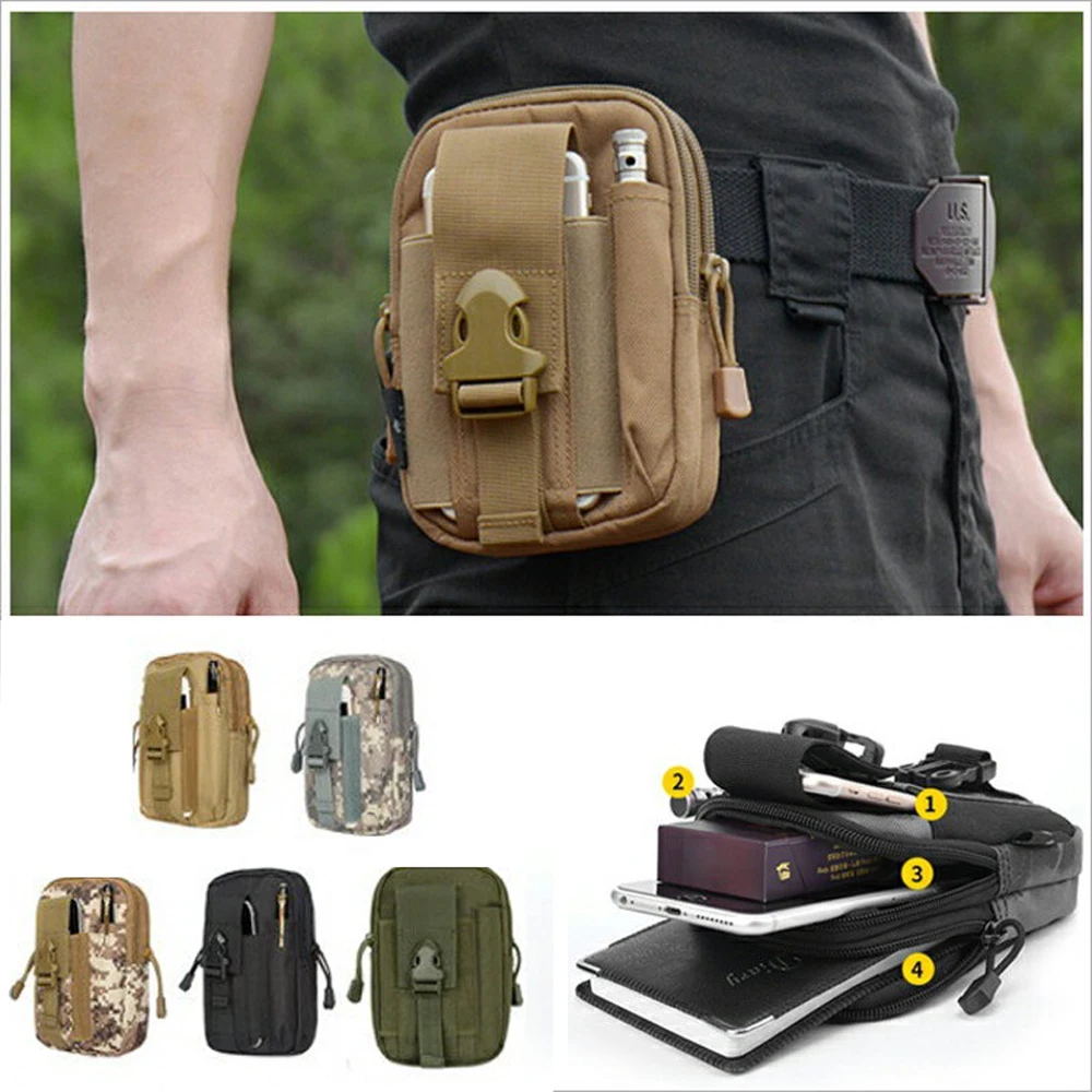 Taktische Molle Tasche Männer Camouflage Reiten Lokomotive Gürtel Hängen Taille Tasche Packs Pochet für Laufen Reisen Camping Jagd ﻿ Image