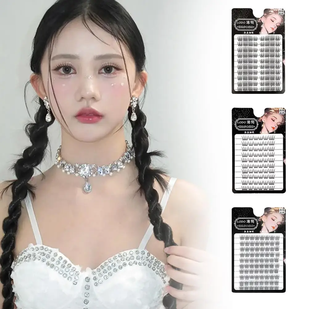 Idol Falsche Wimpern ACE Natürliche Wimpern Anime Einzelne Wimpern Weiche Idol Lash Cluster Wimpern Gesichtsverlängerung Make-up Image