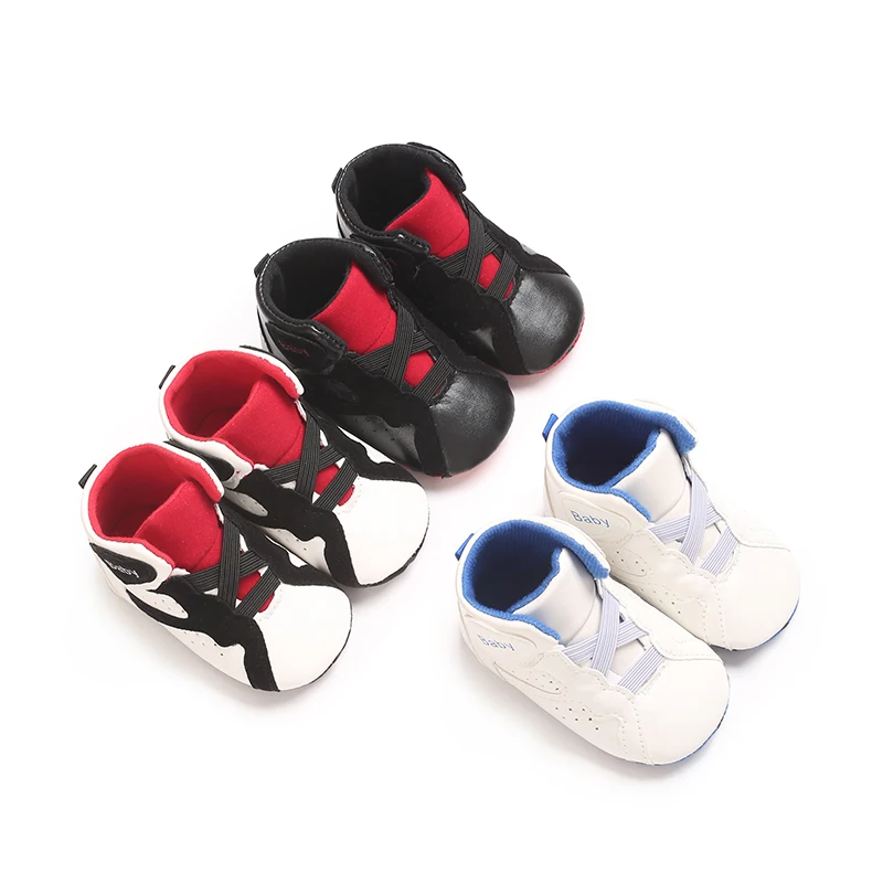 Babyschuhe Frühling und Herbst männliche Baby Wanderschuhe Turnschuhe Sportschuhe weiche Sohle 1-jährige Neugeborene Einzelschuhe Image