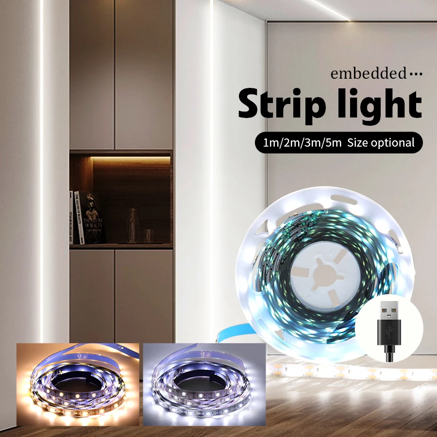 LED-Streifenlichter für Schlafzimmer, Wohnzimmer, perfekt für Spielzimmer, Party, Camping, Zimmer, Weihnachtsbaumschmuck Image