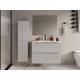 Mobile sotto lavabo sospeso 80 cm Bianco - STEFANIE