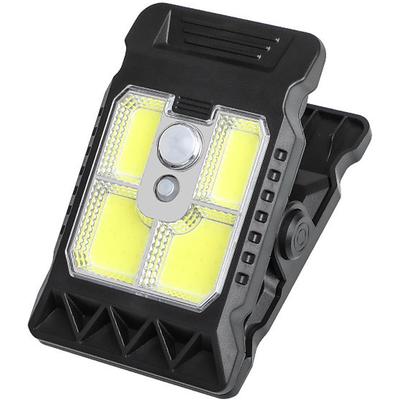 Outdoor Solar Clip Light with Motion Sensor, Clip on Solar Lights Outdoor Waterproof, 3 Modes Security Light, Portable Emergency Lighting for Garden, Gate, Patio, Camping