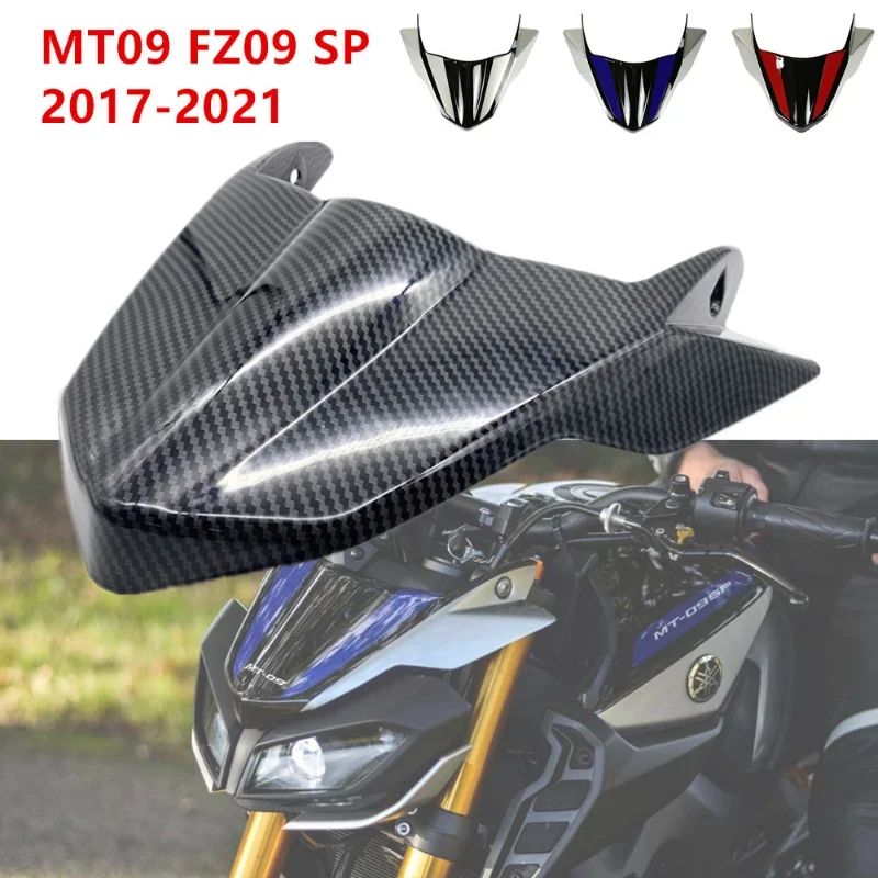 Fit For YAMAHA MT-09 MT09 FZ09 2017 2018 2019 2020 Motorcycle Matt Black Sports Frontal Plate WindScreen Windshield Deflector