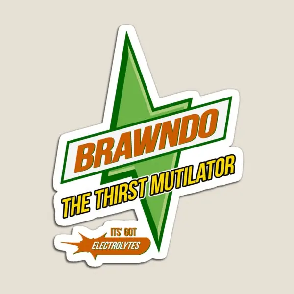 Brawndo The Thirst Mutilator Idiocracy Magnet Stickers Home Holder Funny Magnetic Refrigerator for Fridge Organizer Toy Kids