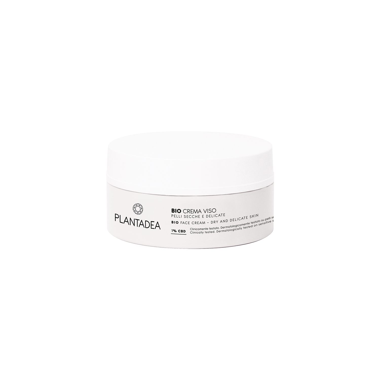 Crema viso con CBD BIO per pelle secca e delicata 50 ml