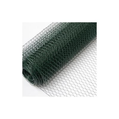 25m x 50cm Maschendrahtzaun Grün - 13x13 Drahtgitter Zaun - Hasendraht Verzinkt Image