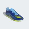Fußballschuh ADIDAS PERFORMANCE "F50 MESSI CLUB FÜR HART- UND ASCHENPLÄTZE", Gr. 42,5, royal blau, solar gelb, semi blau burst, Synthetik, sportlich, Schuhe, geeignet für Rasen- und Kunstrasenplätze