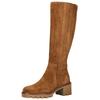 Stiefel PAUL GREEN "Paul Green Stiefel Veloursleder", Damen, Gr. 40,5, braun (toffee), Veloursleder, casual, Schuhe, Topseller