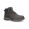 Winterboots DOCKERS BY GERLI, Herren, Gr. 40, grau (dunkelgrau), Lederimitat, Schuhe, Schnürboots mit Warmfutter