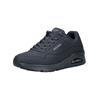 Sneaker SKECHERS "Skechers Sneaker Lederimitat", Herren, Gr. 50,5, blau (dunkelblau), Lederimitat, casual, Schuhe