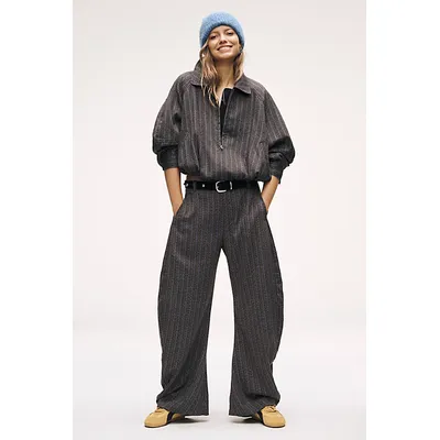 Orion City Jacket at Free People in Chocolate Combo, Size: Large