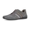 Sneaker PIUS GABOR, Herren, Gr. 9 (43), grau, Veloursleder, Lederimitat, vintage, sportlich, Schuhe, Schnürschuh, Halbschuh, Freizeitschuh in Bequemweite G (= weit)