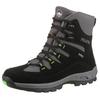 Winterboots POLARINO "Glacier", Herren, Gr. 42, grau (anthrazit, schwarz), Nylon, Synthetik, kontrastfarbene Details, casual, Schuhe, mit Comfortex-Membrane