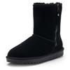 Winterboots ARA "ALASKA", Damen, Gr. 36, schwarz, Lammfell, Veloursleder, unifarben, casual, Schuhe, Schlupfboots, Plateauboots in Komfortweite H (= sehr weit)