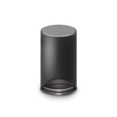 Joseph Joseph 10-Liter Pedal Step Can, 17-5/8"h X 10-1/4"w X 10-1/2"d, Black