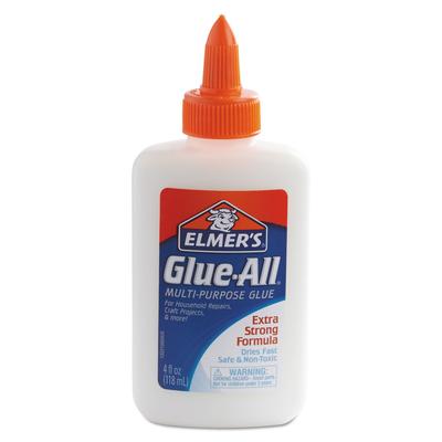 Elmer's Products, Inc. E1322 Glue-All White Glue, 4 oz, Dries Clear EPIE1322