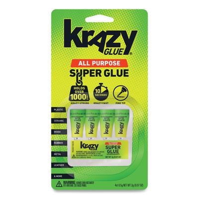 Krazy Glue KG-58248SN .5 Gram White Single Tube Krazy Glue - Pack of 4 EPIKG58248SN
