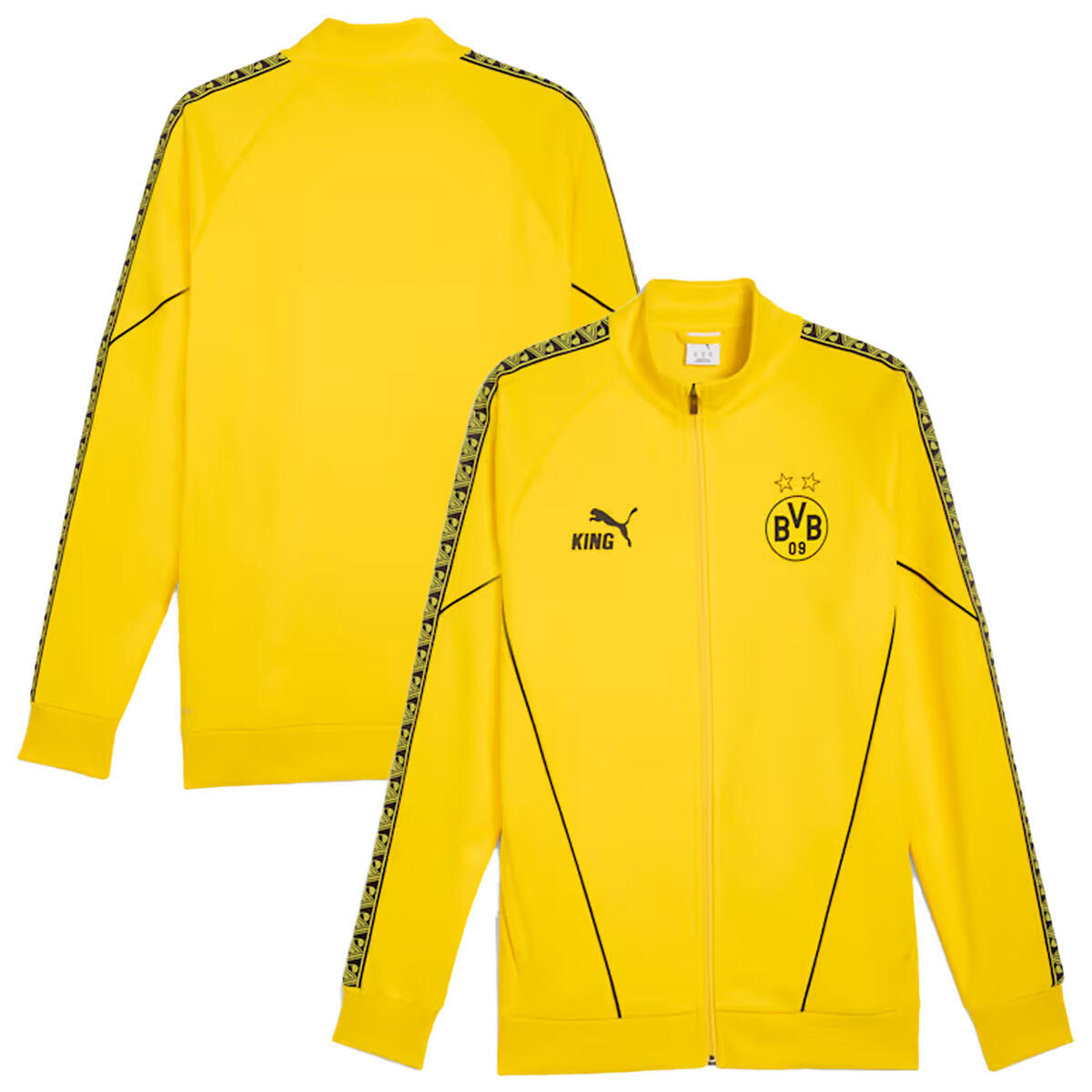 Borussia Dortmund PUMA KING Anthem Jacke - Gelb Image